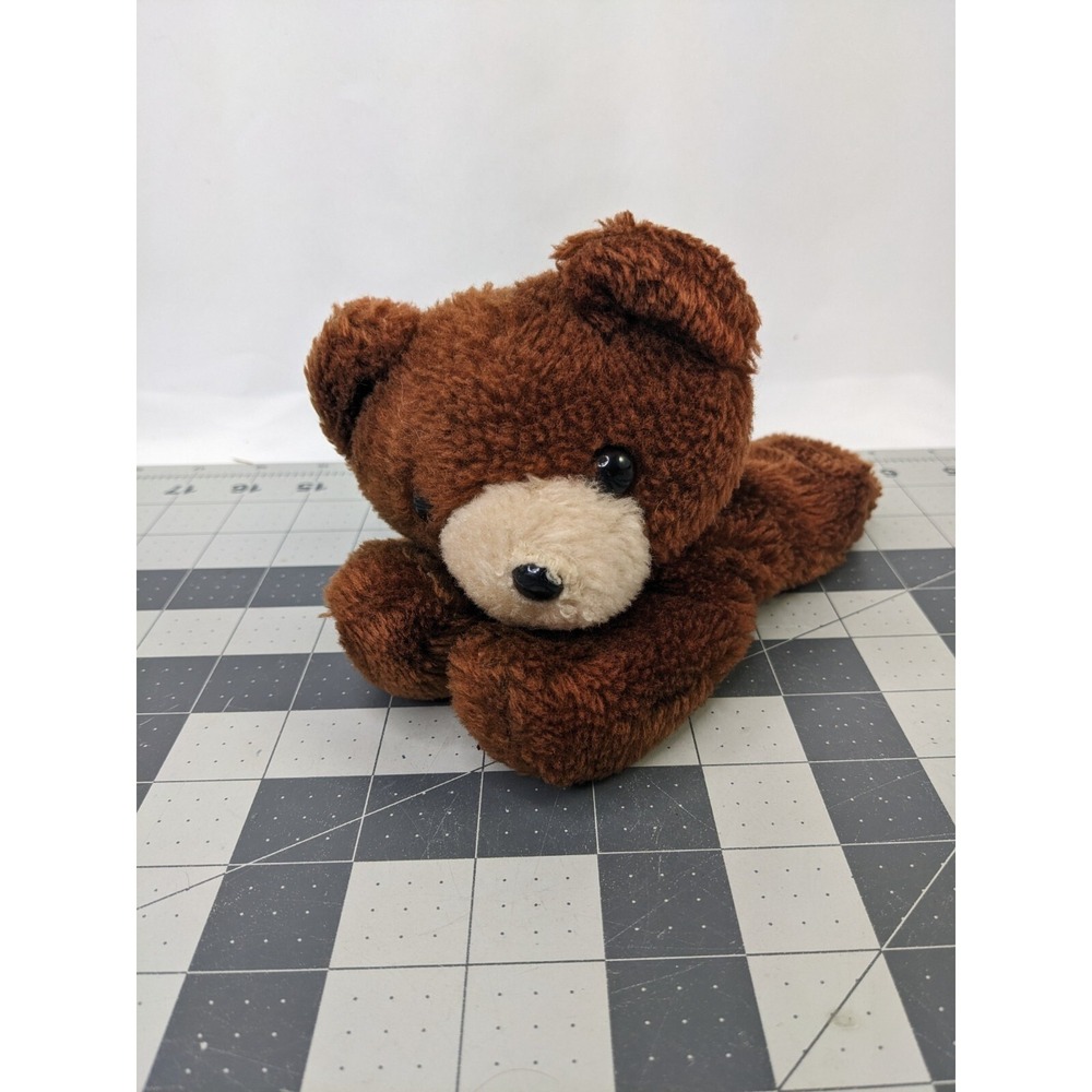 California Stuffed Toys Brown‎ Bear Plush 7 Inch Long Vintage Stuffed Animal Toy